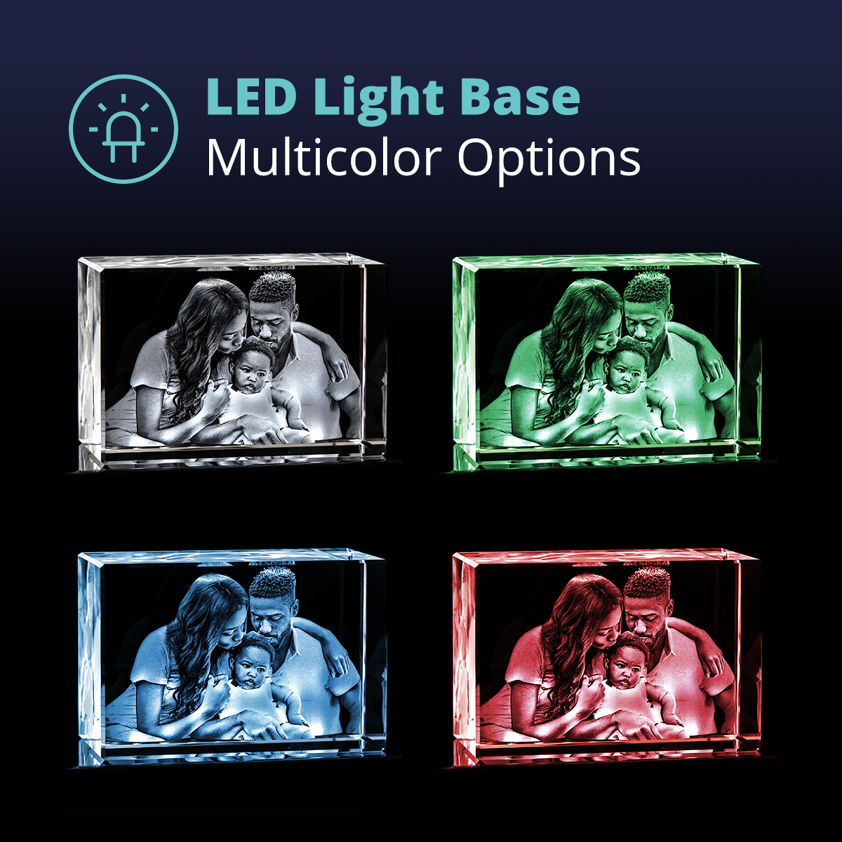 Beyond Memories - LED Light Base Multicolor Options
