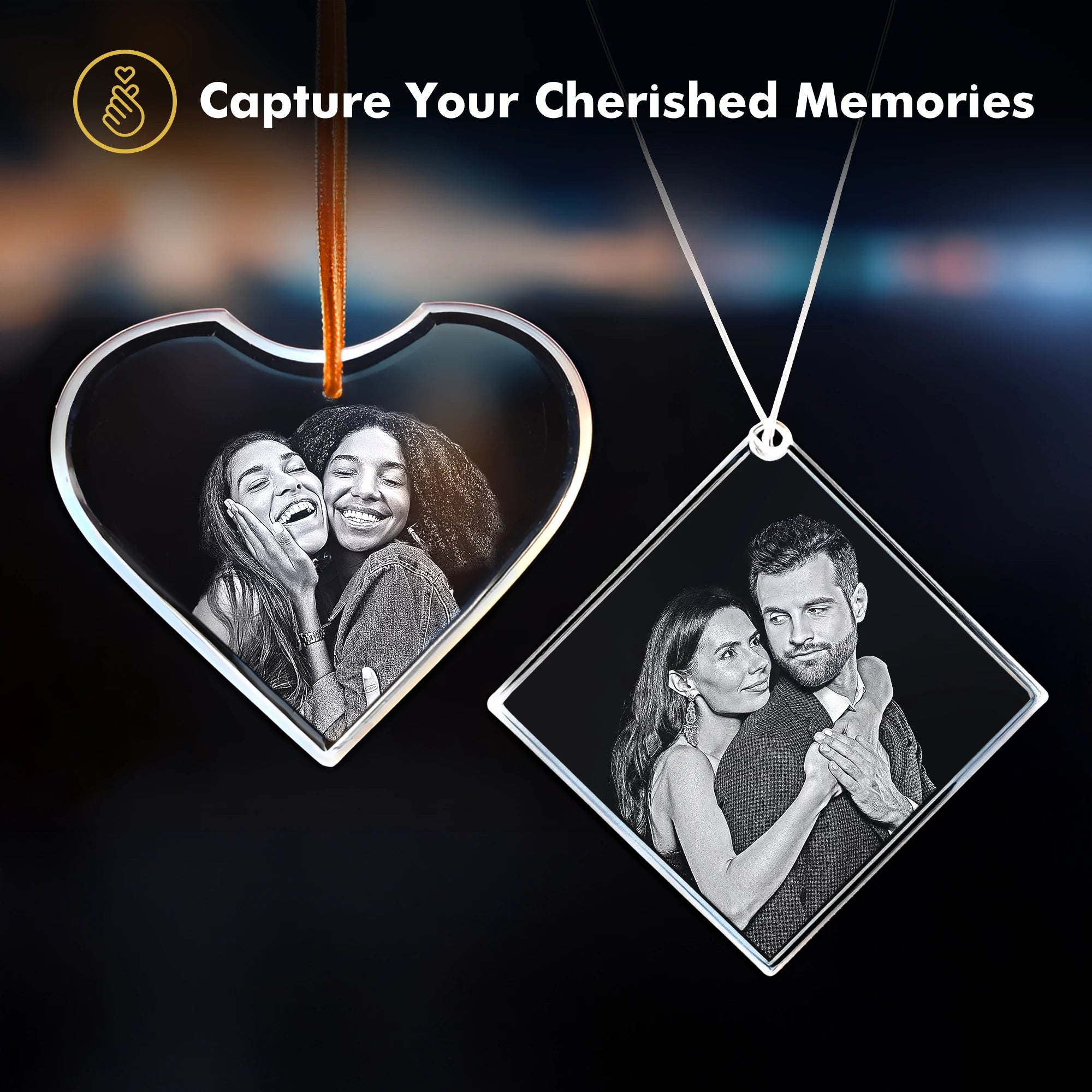 2D Crystal Ornament - Paw - Beyond Memories - 90679655