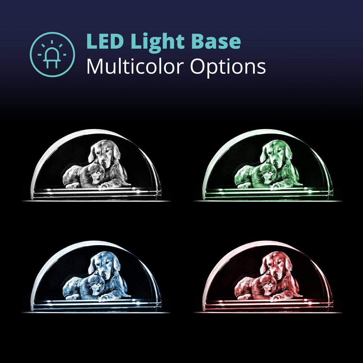 Beyond Memories - LED Light Base Multicolor Options