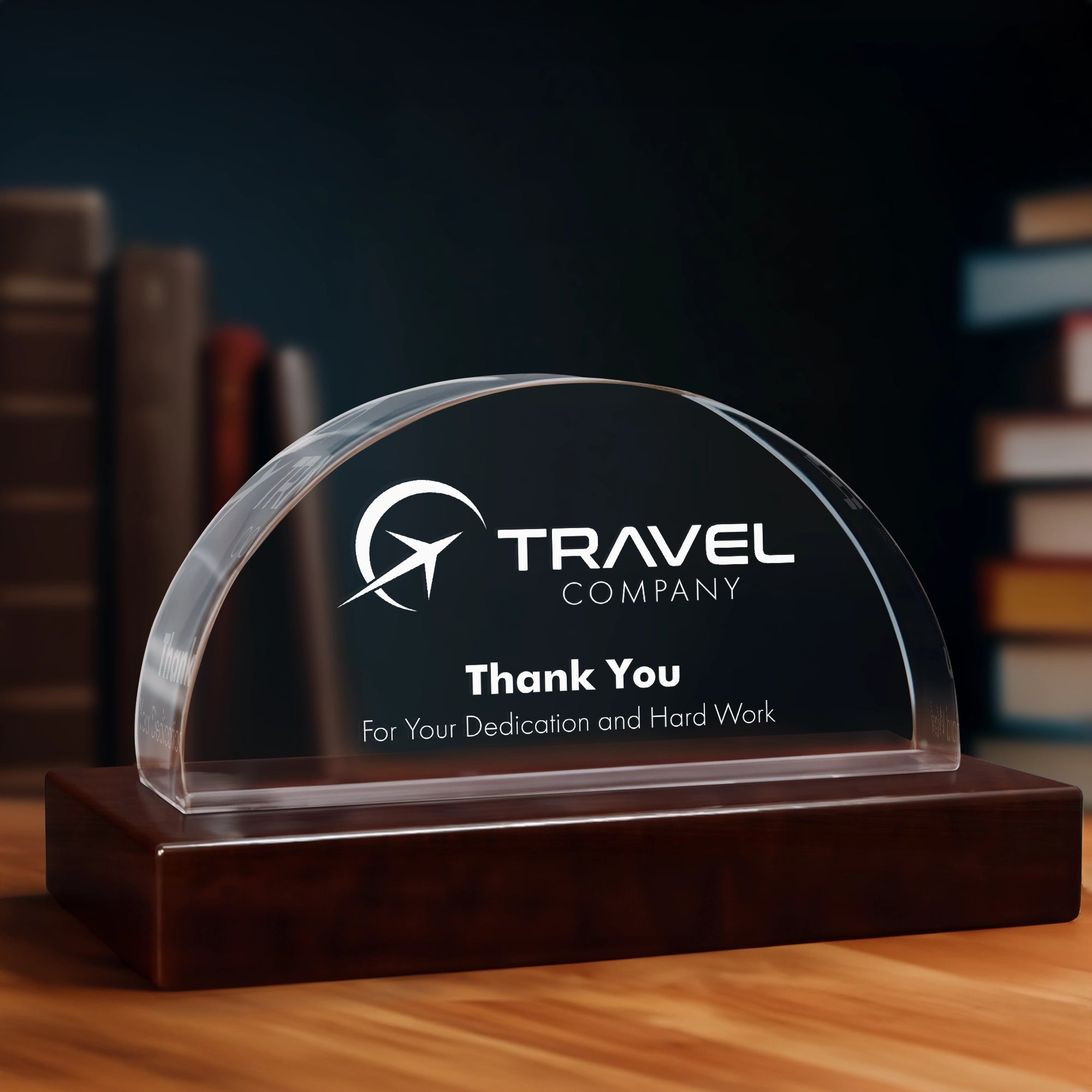 2D Crystal Award - Crescent Arc - Beyond Memories - 6144745