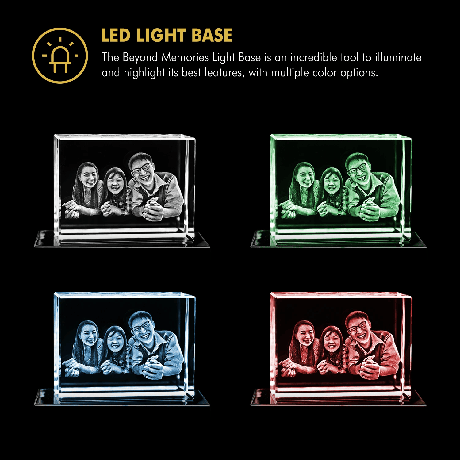 Beyond Memories - LED Light Base Multicolor Options