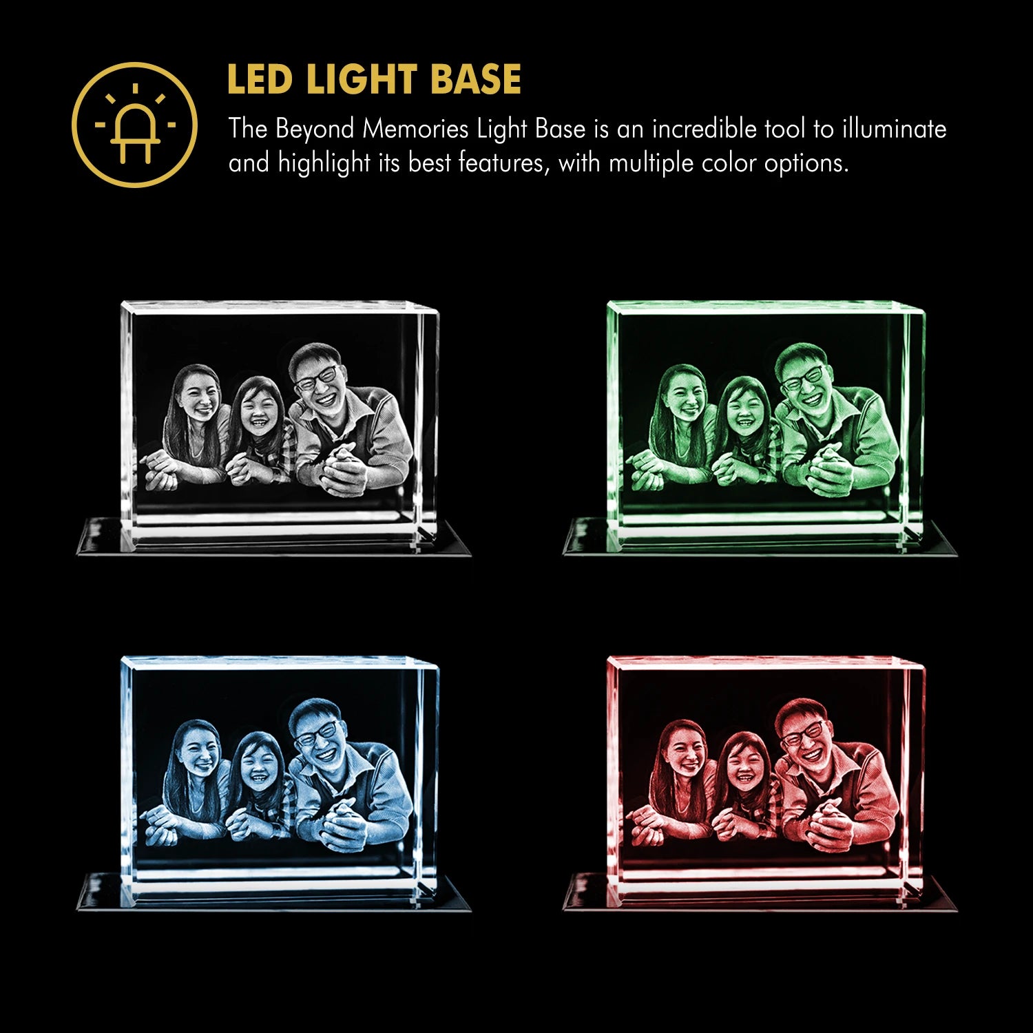 Beyond Memories LED Light Base