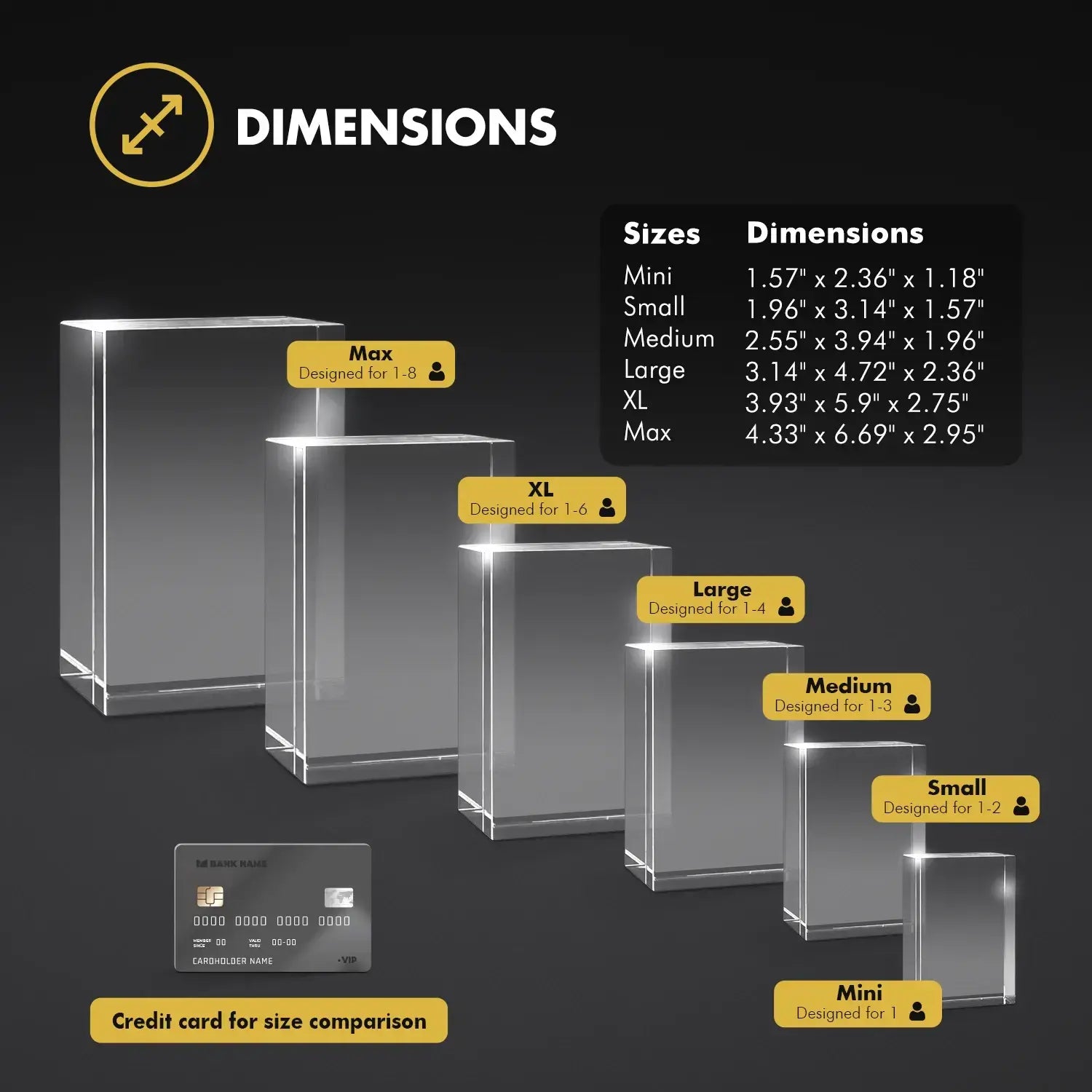 Beyond Memories Size Chart