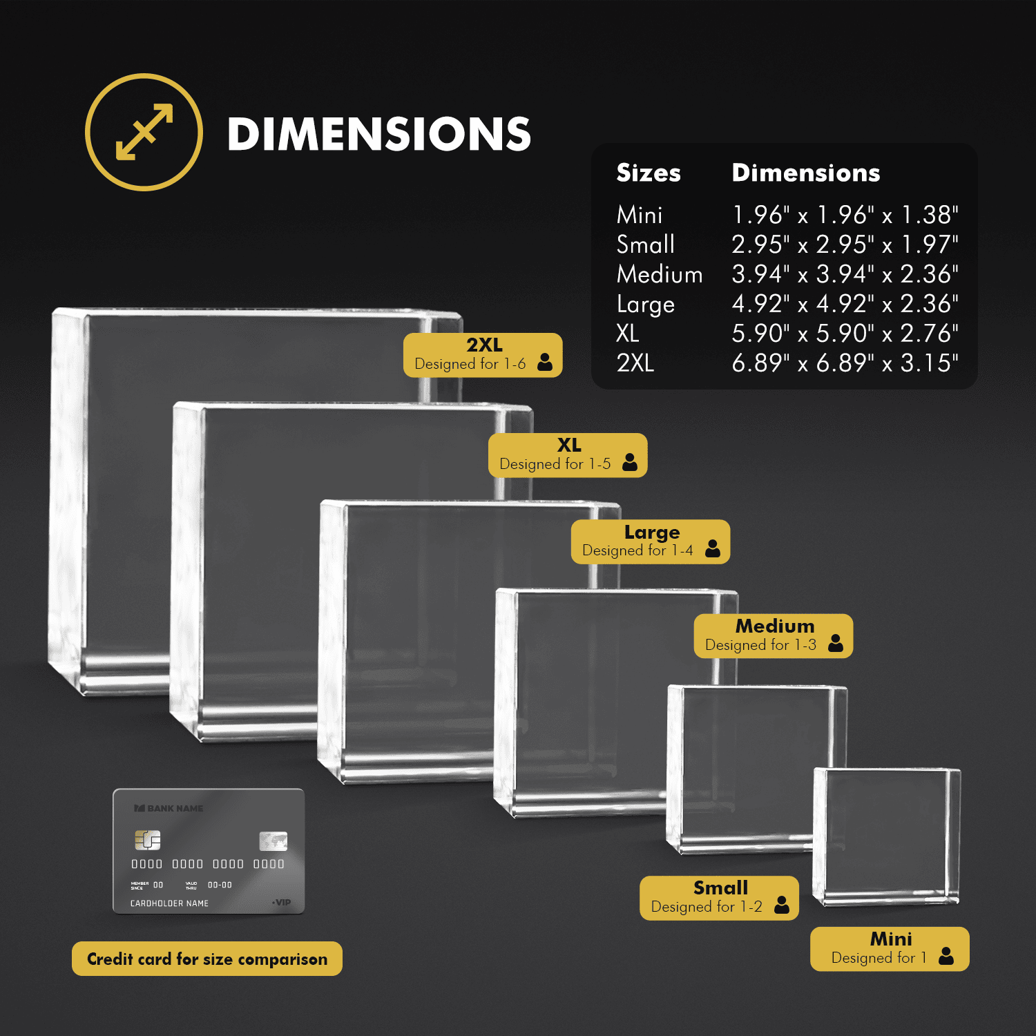 Beyond Memories Size Chart Decor