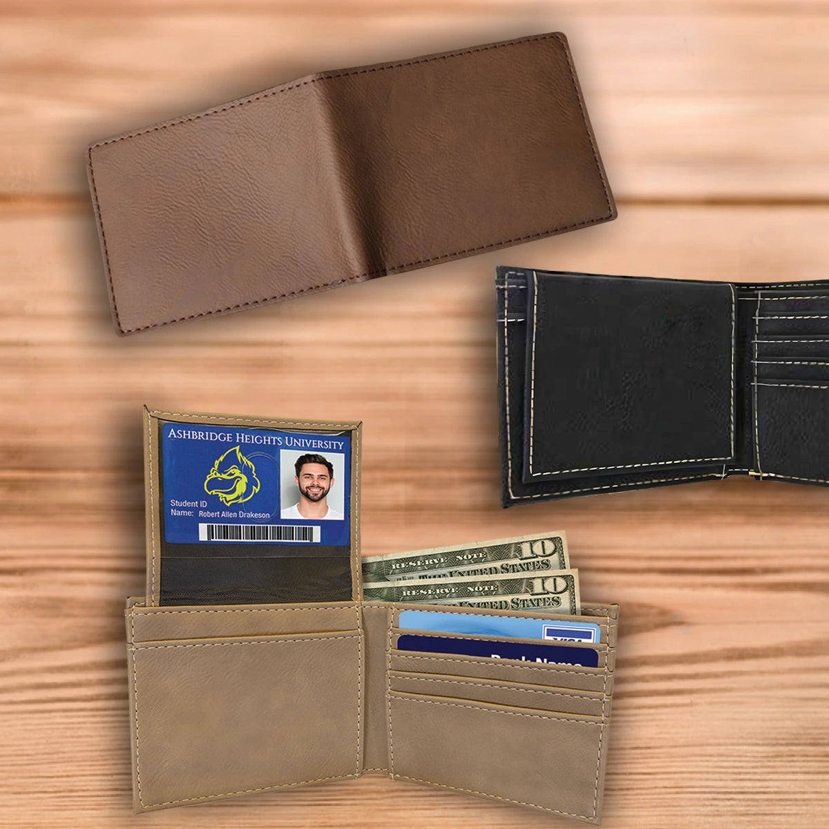 Leather Wallet - Beyond Memories - 35986603