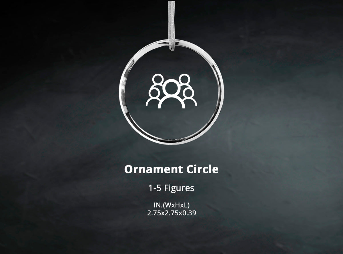 Crystal Ornament - Circle