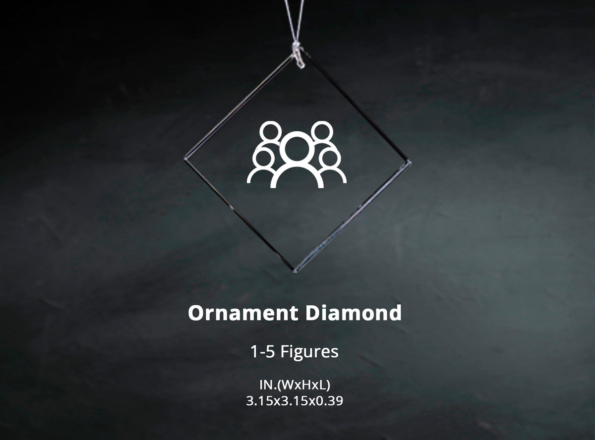 Crystal Ornament - Diamond
