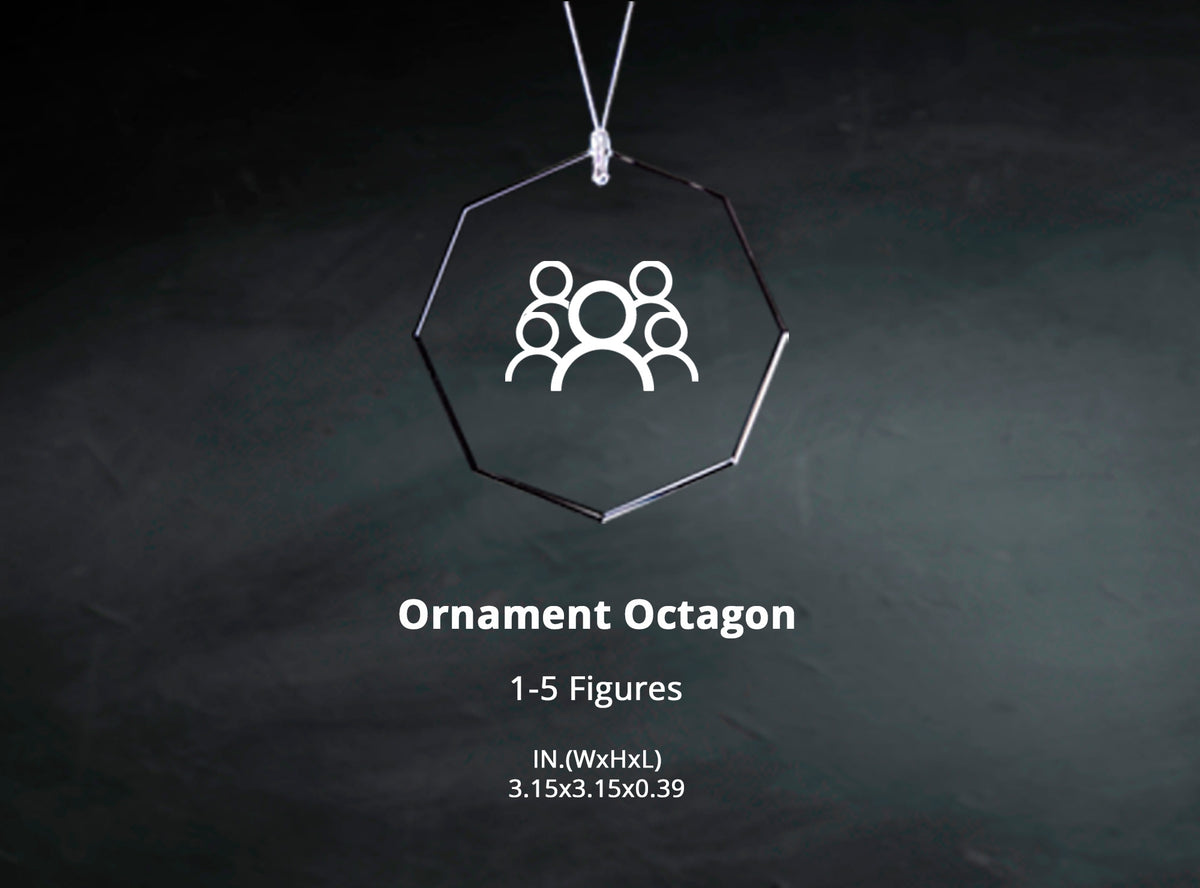 Crystal Ornament - Octagon