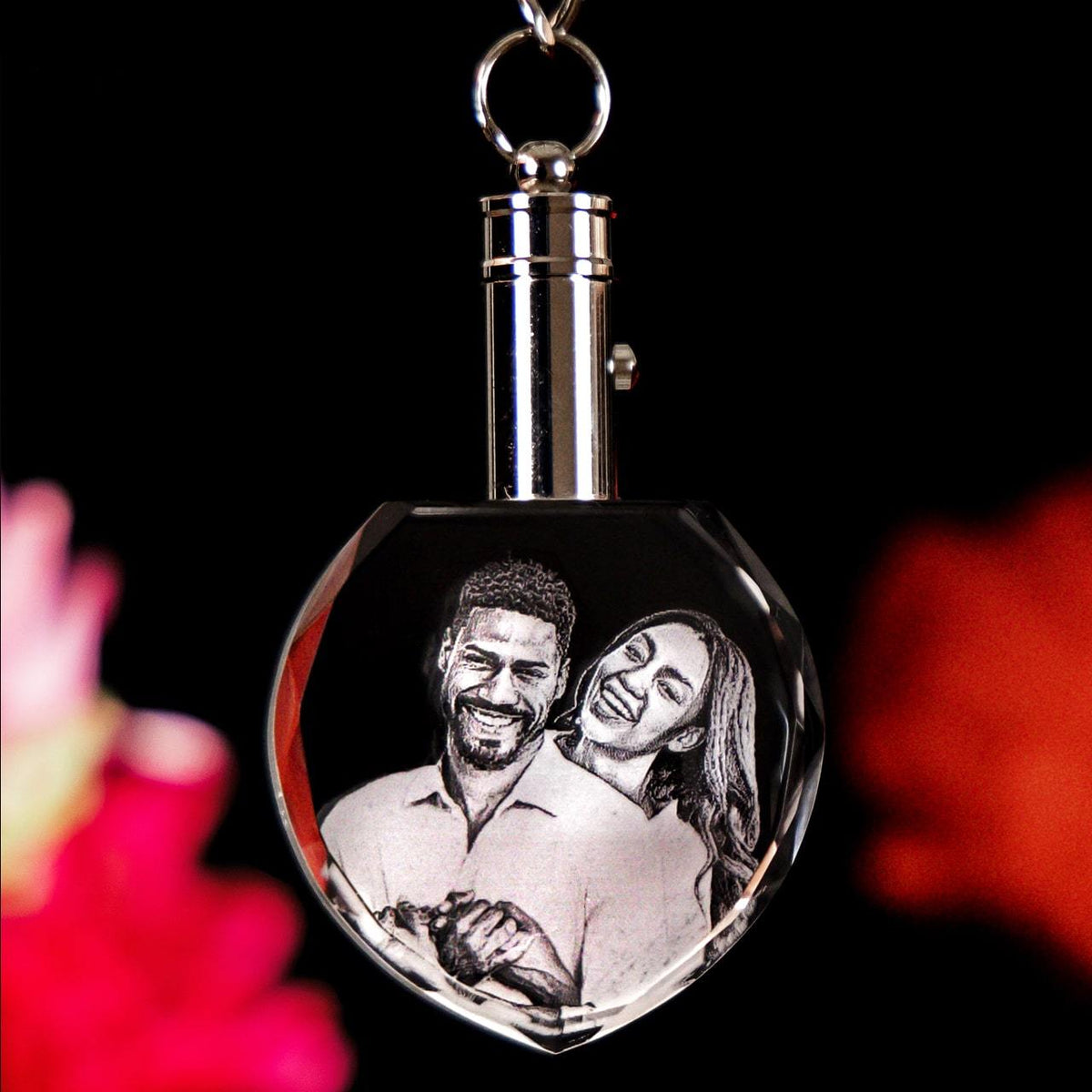 Crystal Keychain Heart | 3D Laser Gifts