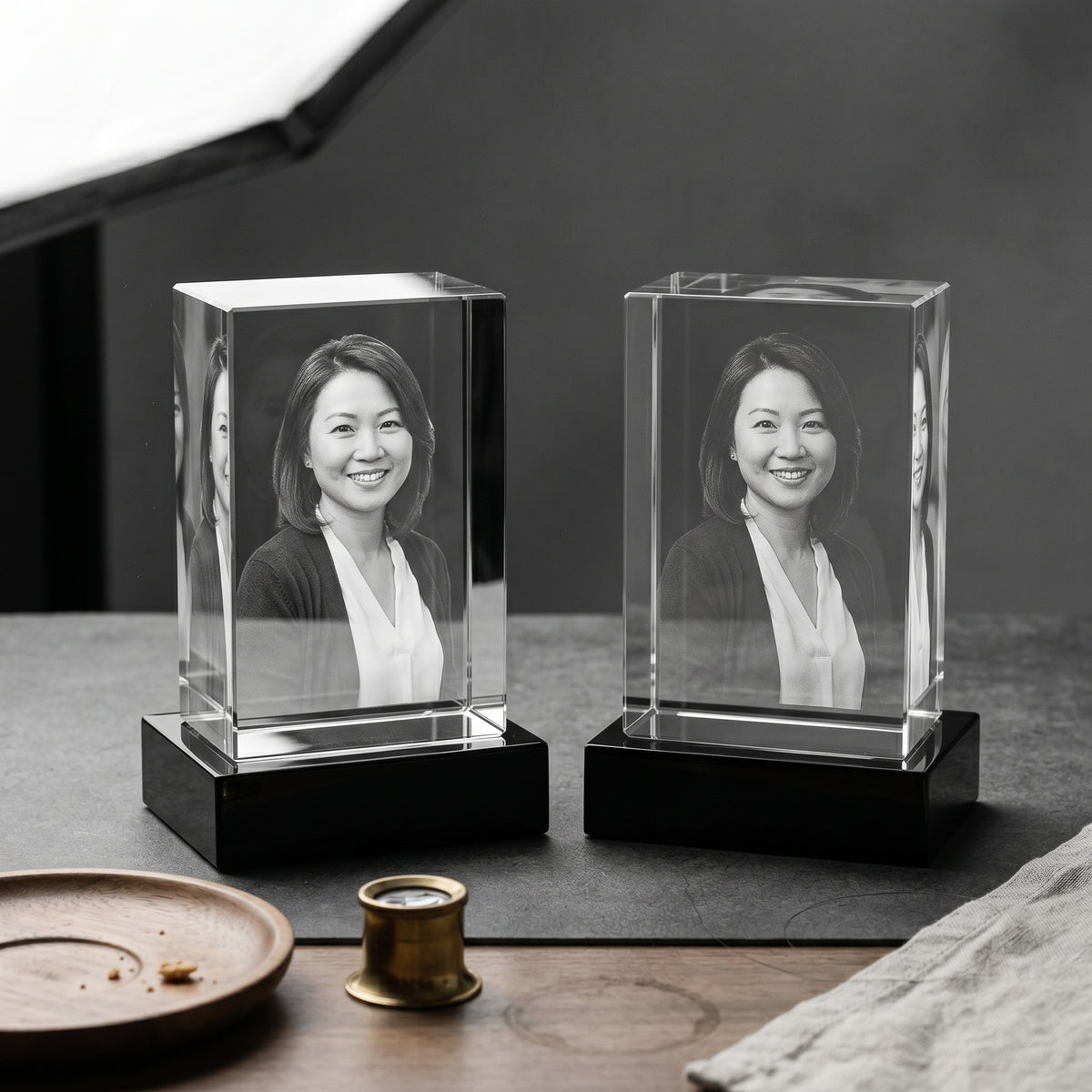 Crystal Photo Block with Light Base: Guide | Beyond Memories
