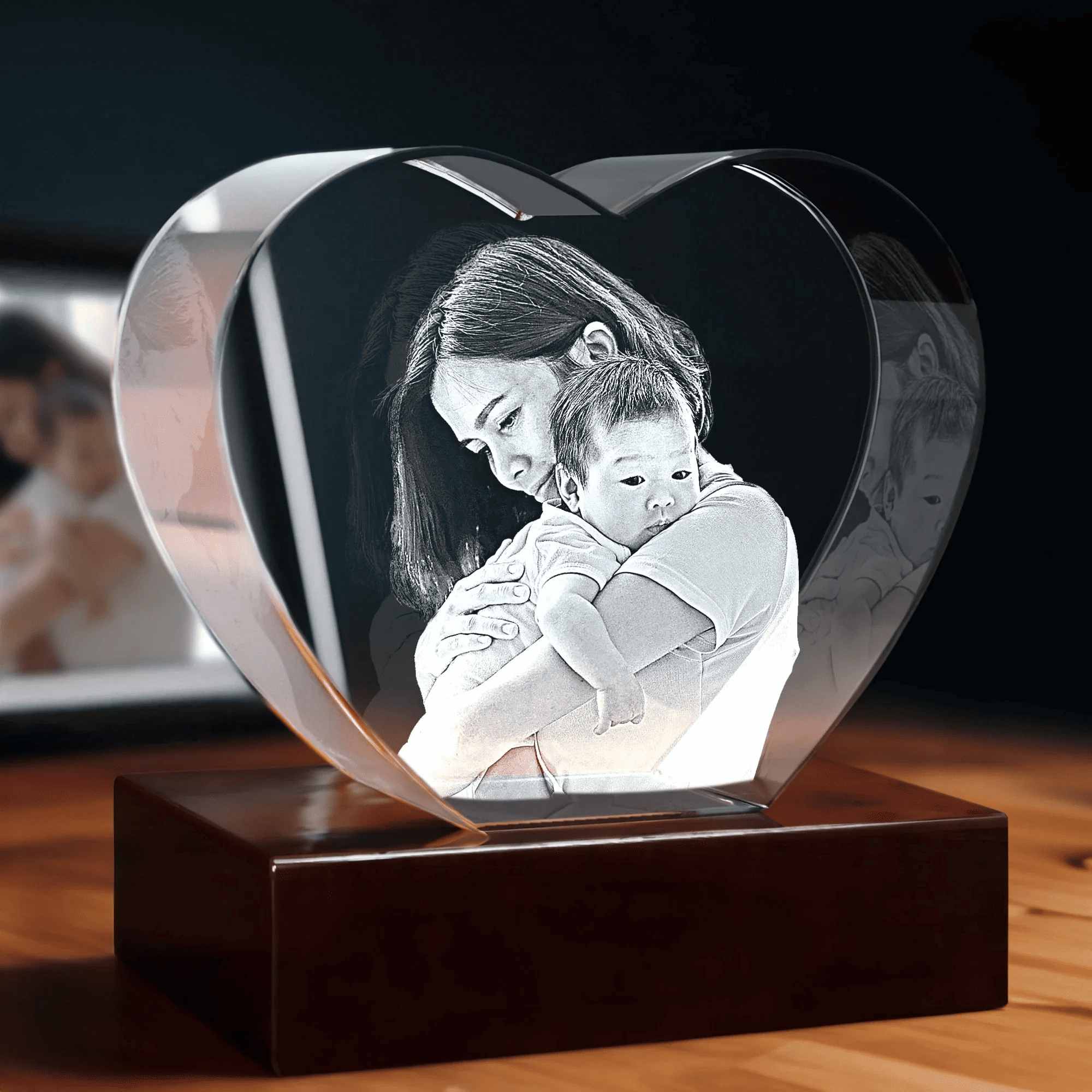 3D Custom Crystal Mother's Day Gifts