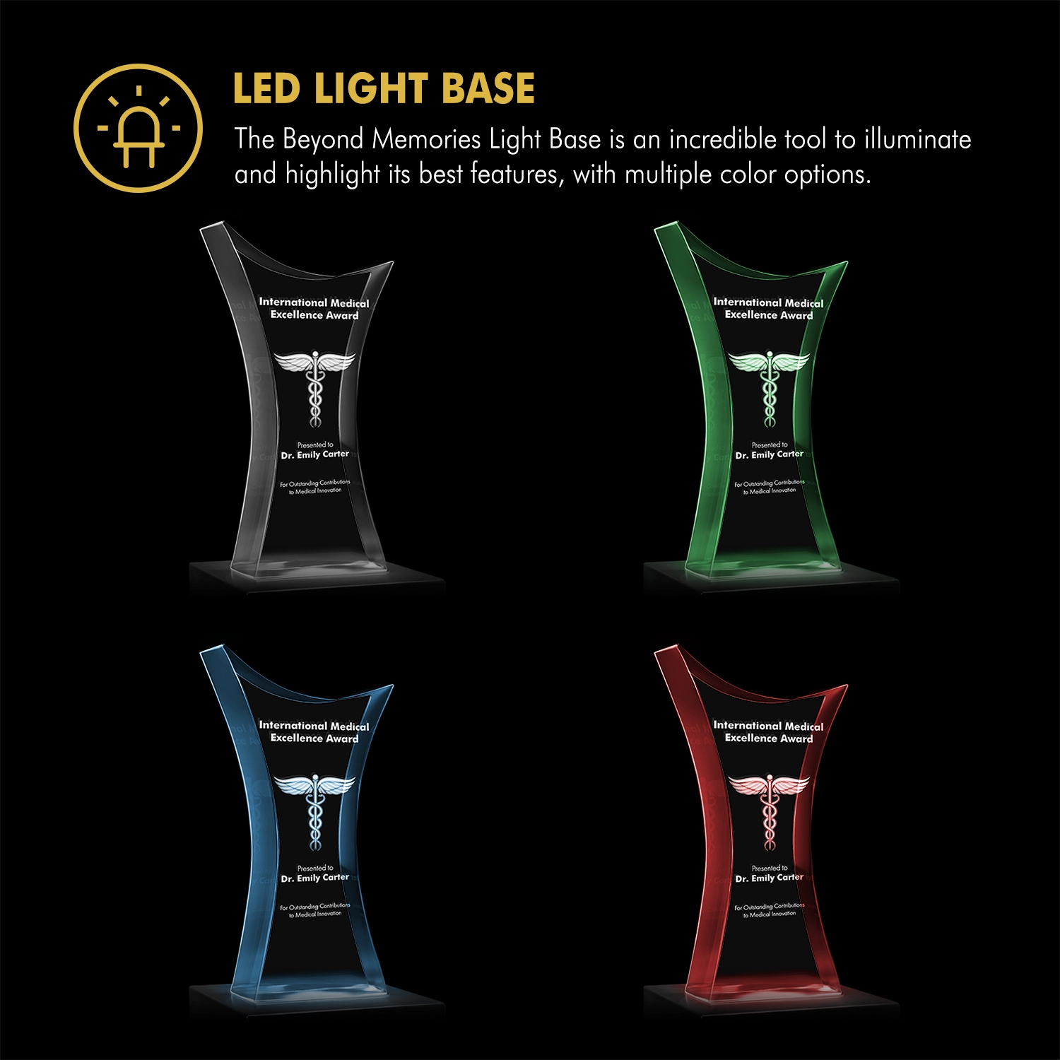 2D Crystal Award - Signature Plaque - Beyond Memories - 95441622