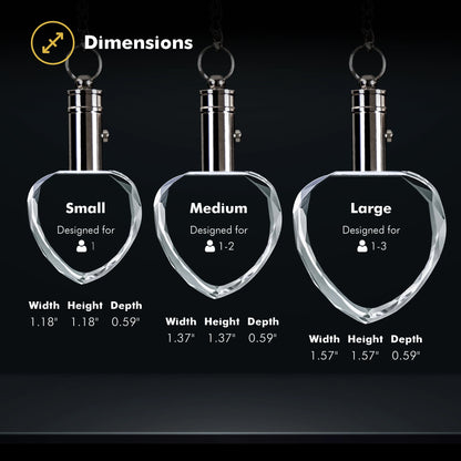 2D Crystal Photo Keychain - Heart - Beyond Memories - 78751631