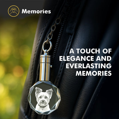 Mother’s Guiding Hand Crystal Keychain - Octagon - Beyond Memories