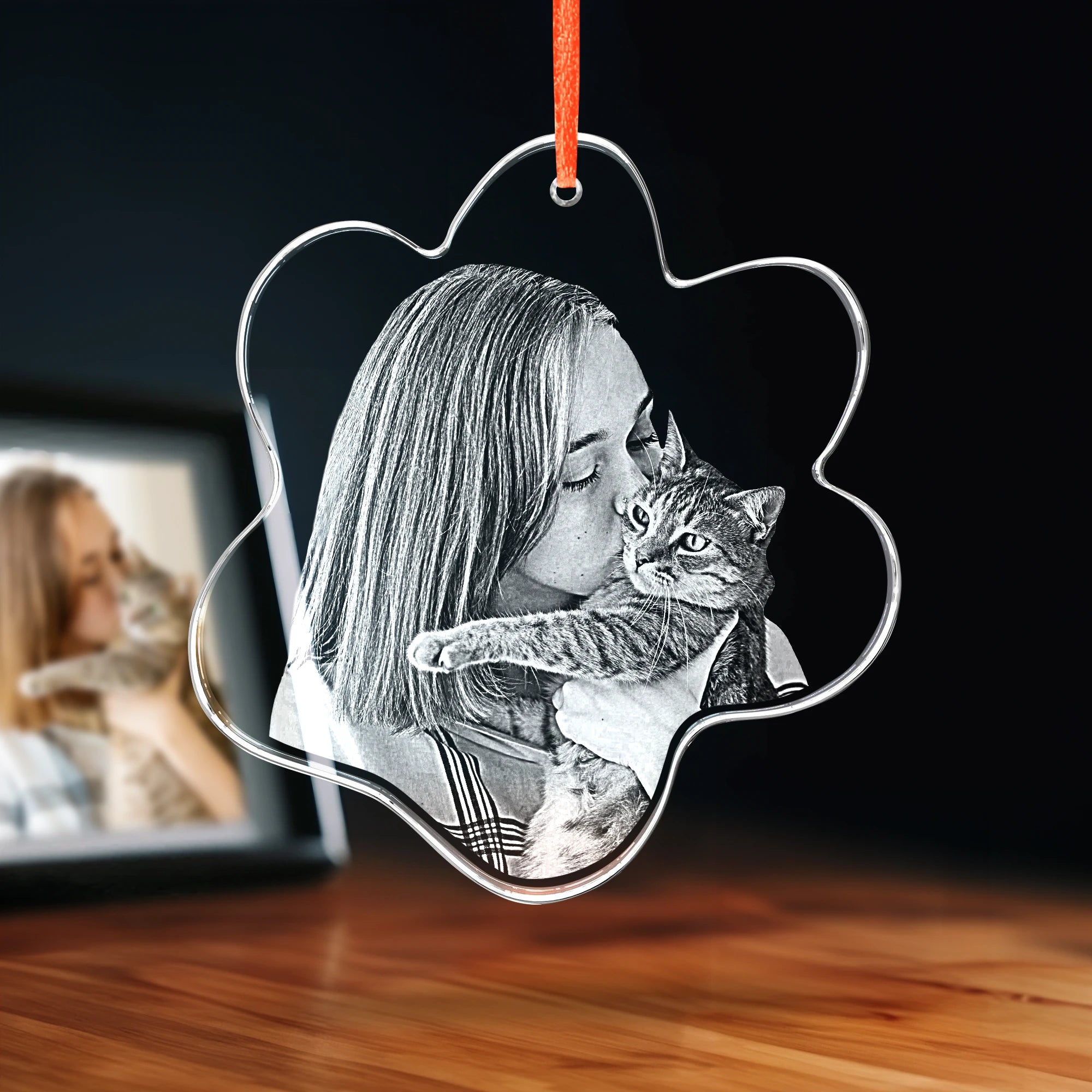 2D Crystal Ornament - Paw - Beyond Memories - 58975328