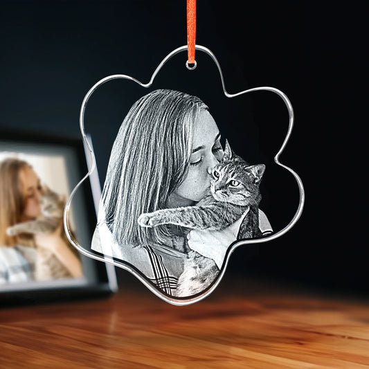 2D Crystal Ornament - Paw - Beyond Memories - 58975328