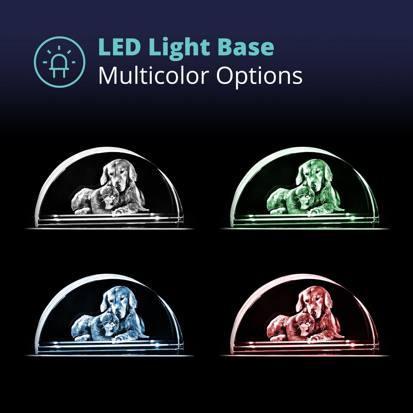 Beyond Memories - LED Light Base Multicolor Options