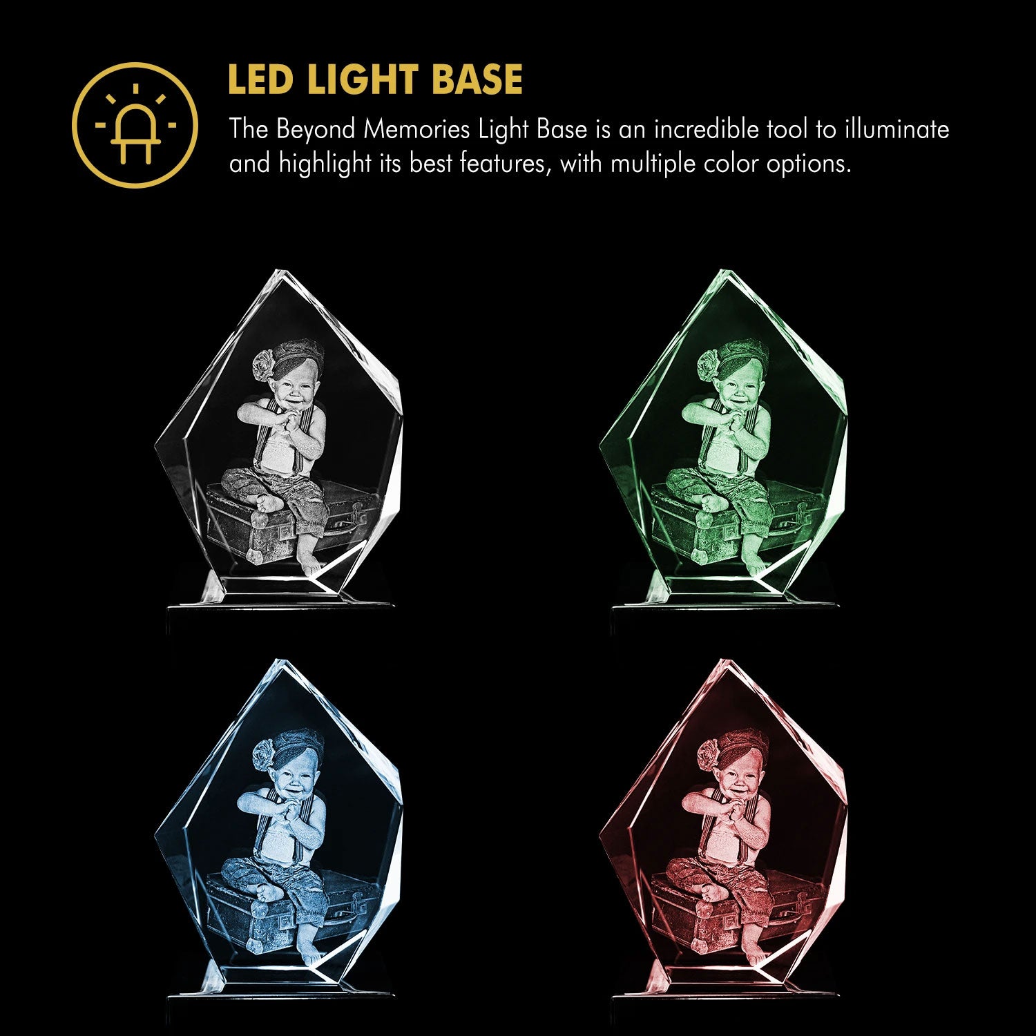 Beyond Memories - LED Light Base Multicolor Options
