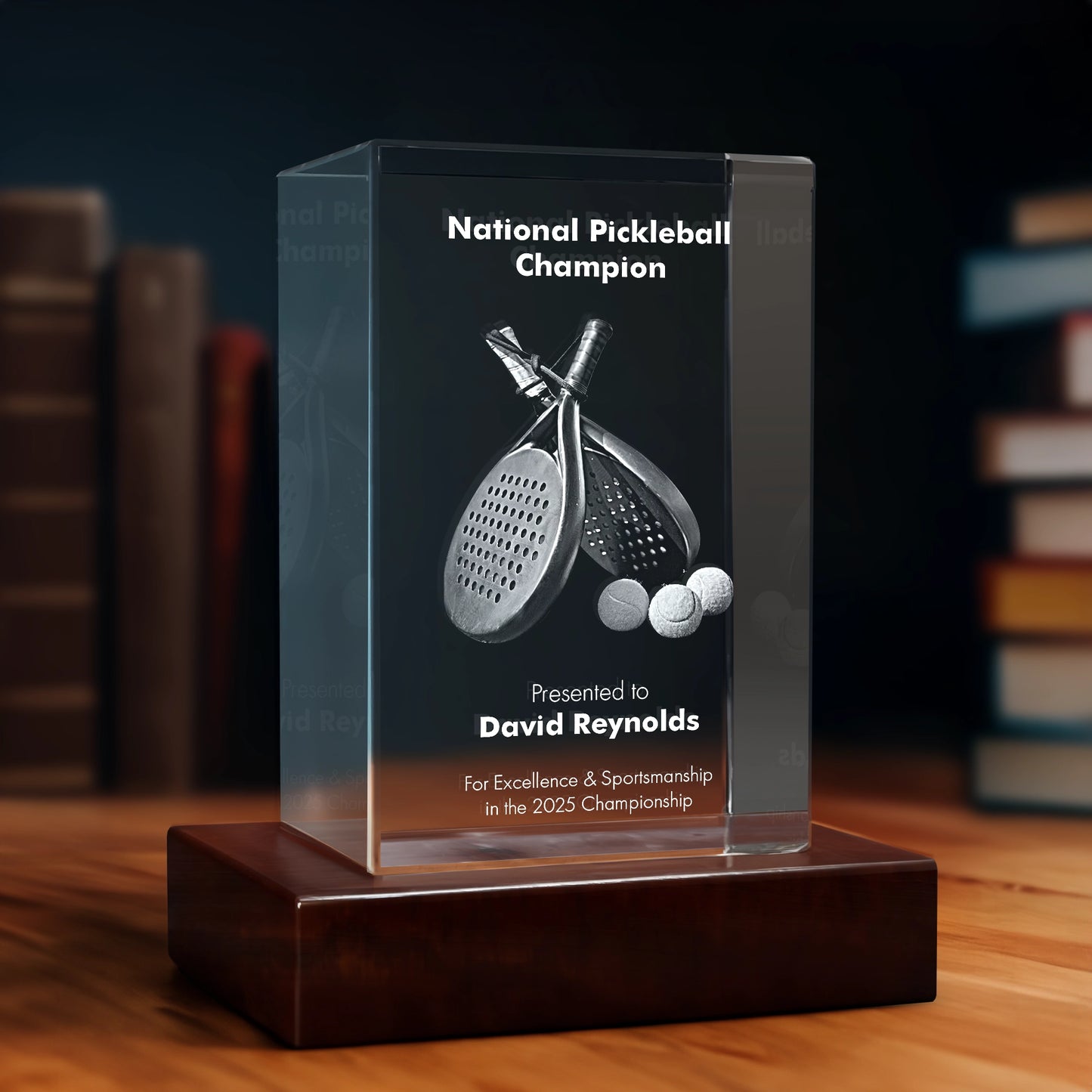 3D Crystal Award - Rectangle - Beyond Memories - 77142256