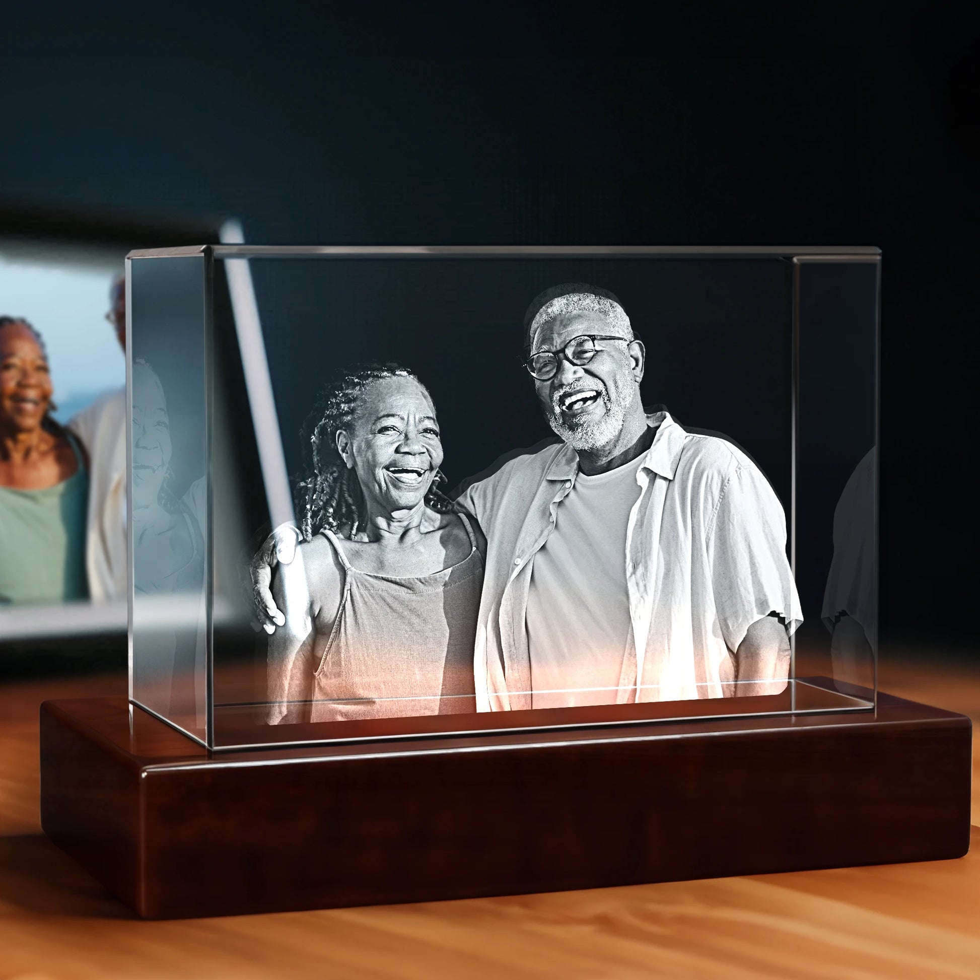 3D Crystal Engraving for Her - Rectangle - Beyond Memories - 98524624