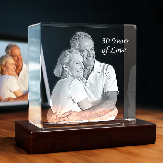 3D Anniversary Crystal - Square - Beyond Memories - 94392438