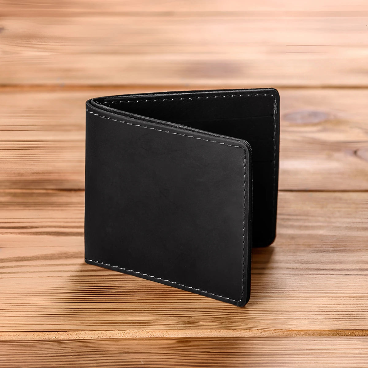 Leather Wallet - Black