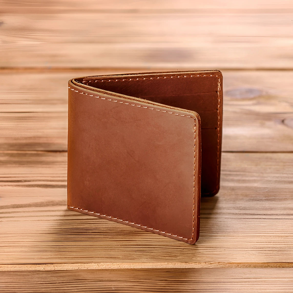 Leather Wallet - Rawhide