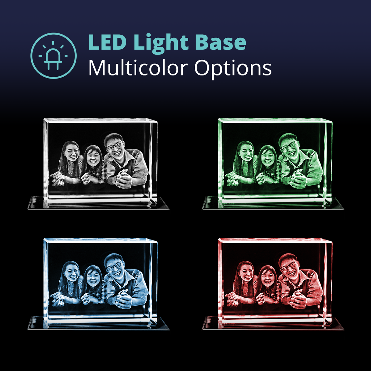 Beyond Memories - LED Light Base Multicolor Options