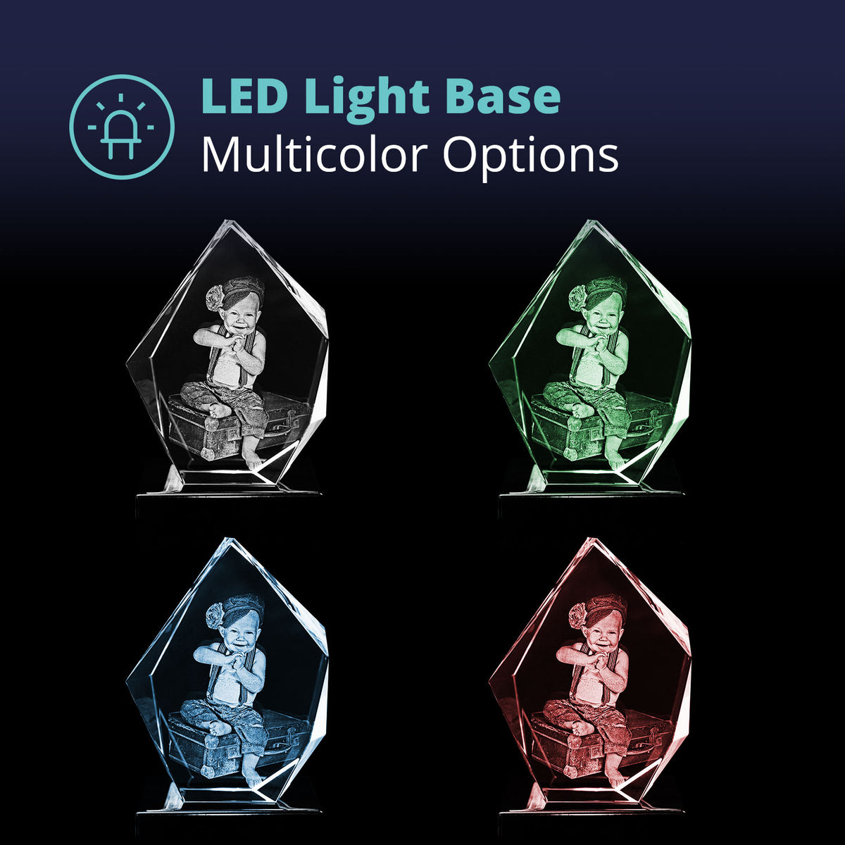 Beyond Memories - LED Light Base Multicolor Options