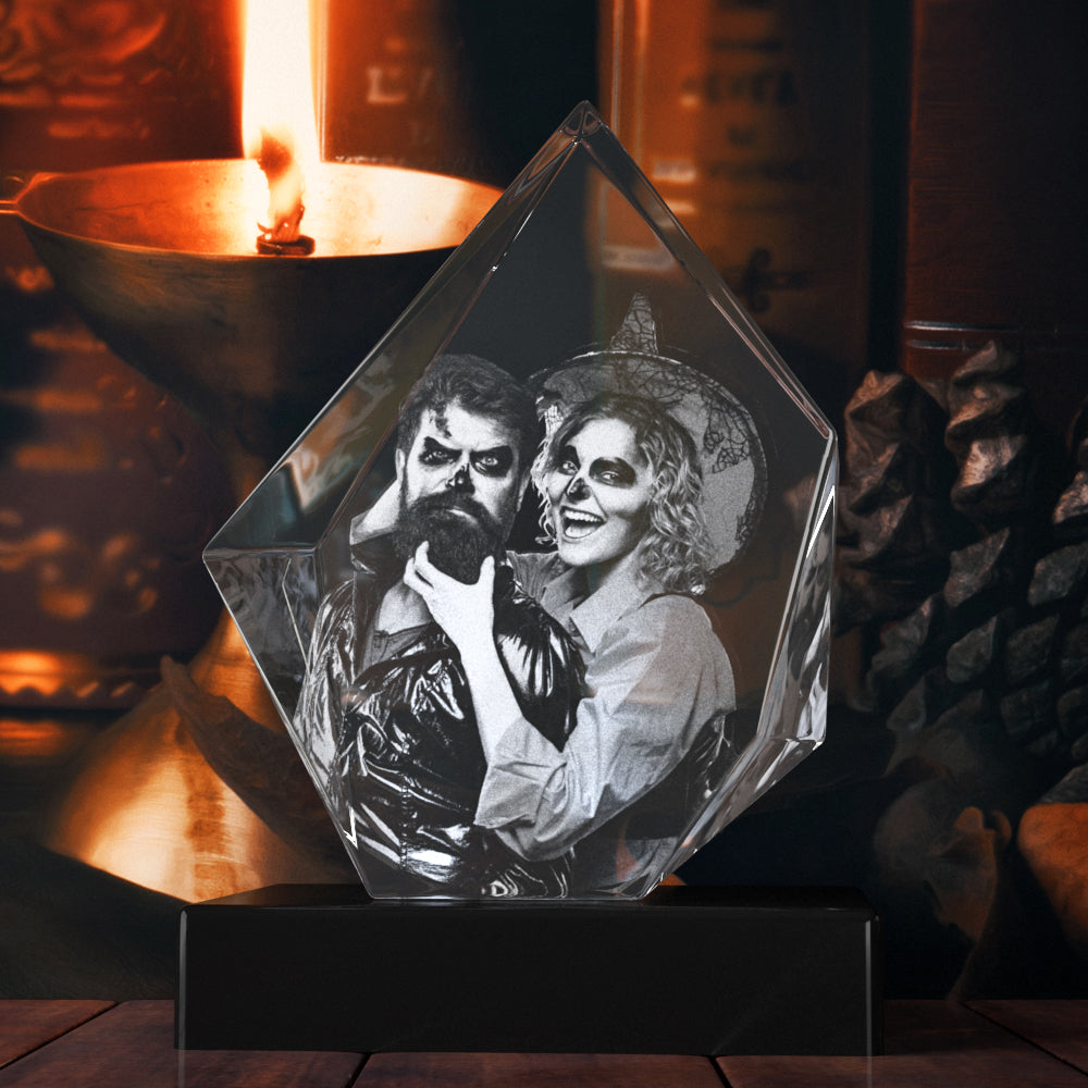 3D Halloween Crystal - Hexagon Prestige