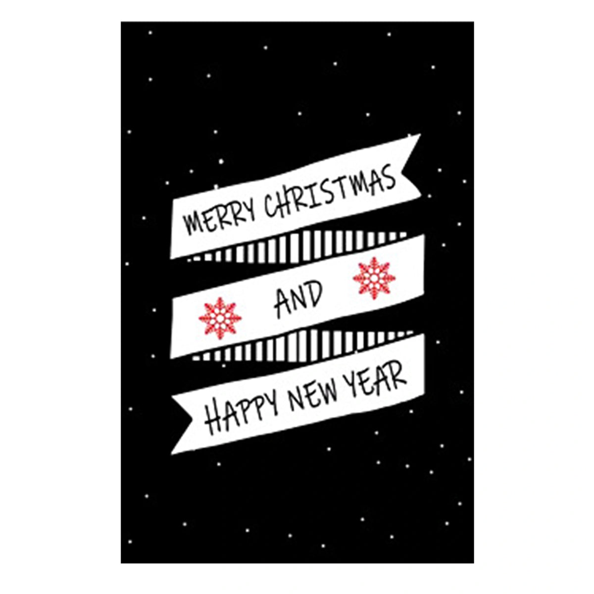 Holiday Card - Black