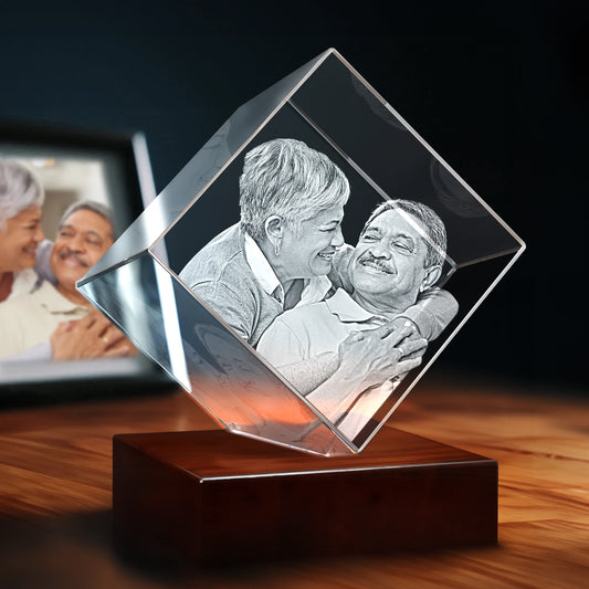 3D Crystal Engraving - Diamond
