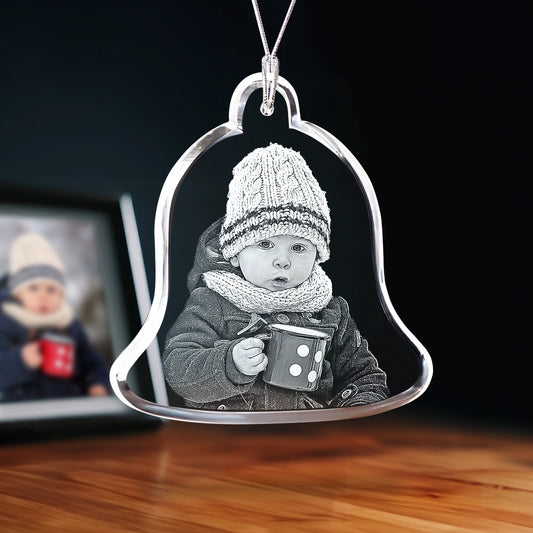 2D Crystal Ornament - Bell