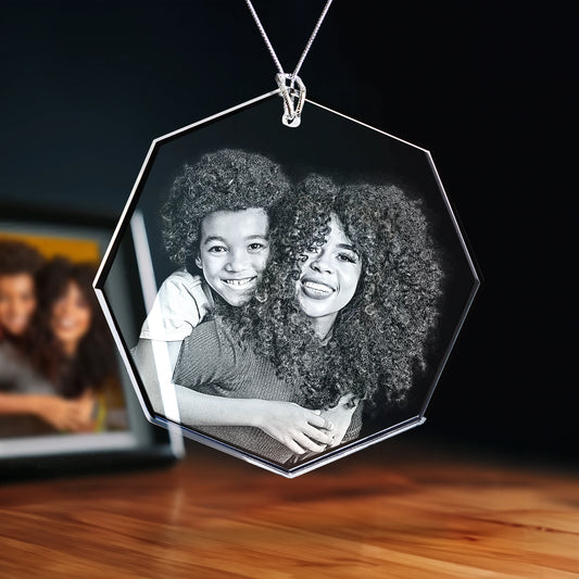 2D Crystal Ornament - Octagon