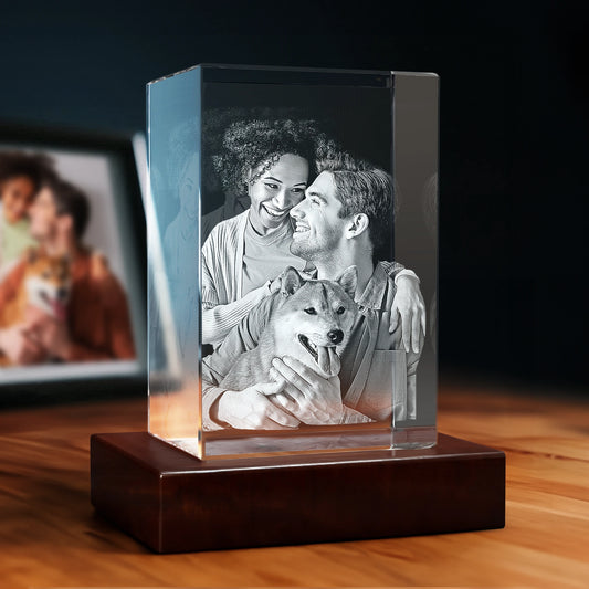 3D Pet Crystal Engraving - Rectangle