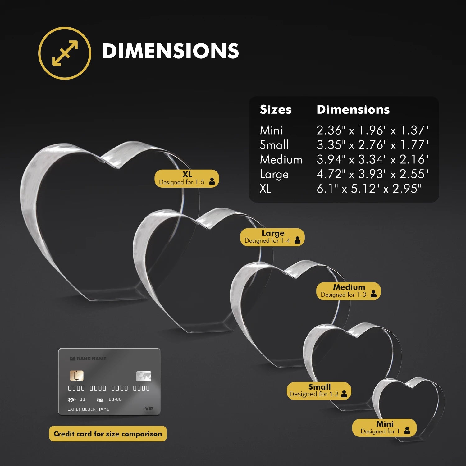 Heart Size Chart