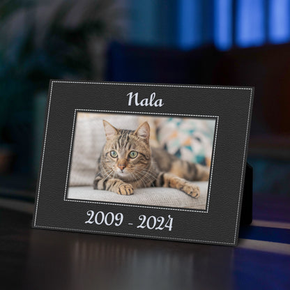 Leather Picture Frame - Black