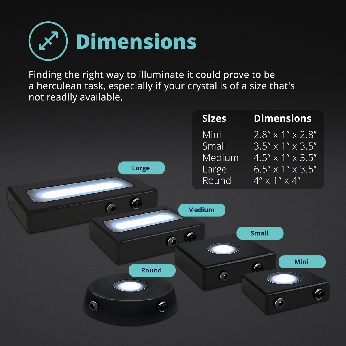 Beyond Memories - Dimensions - Size Chart