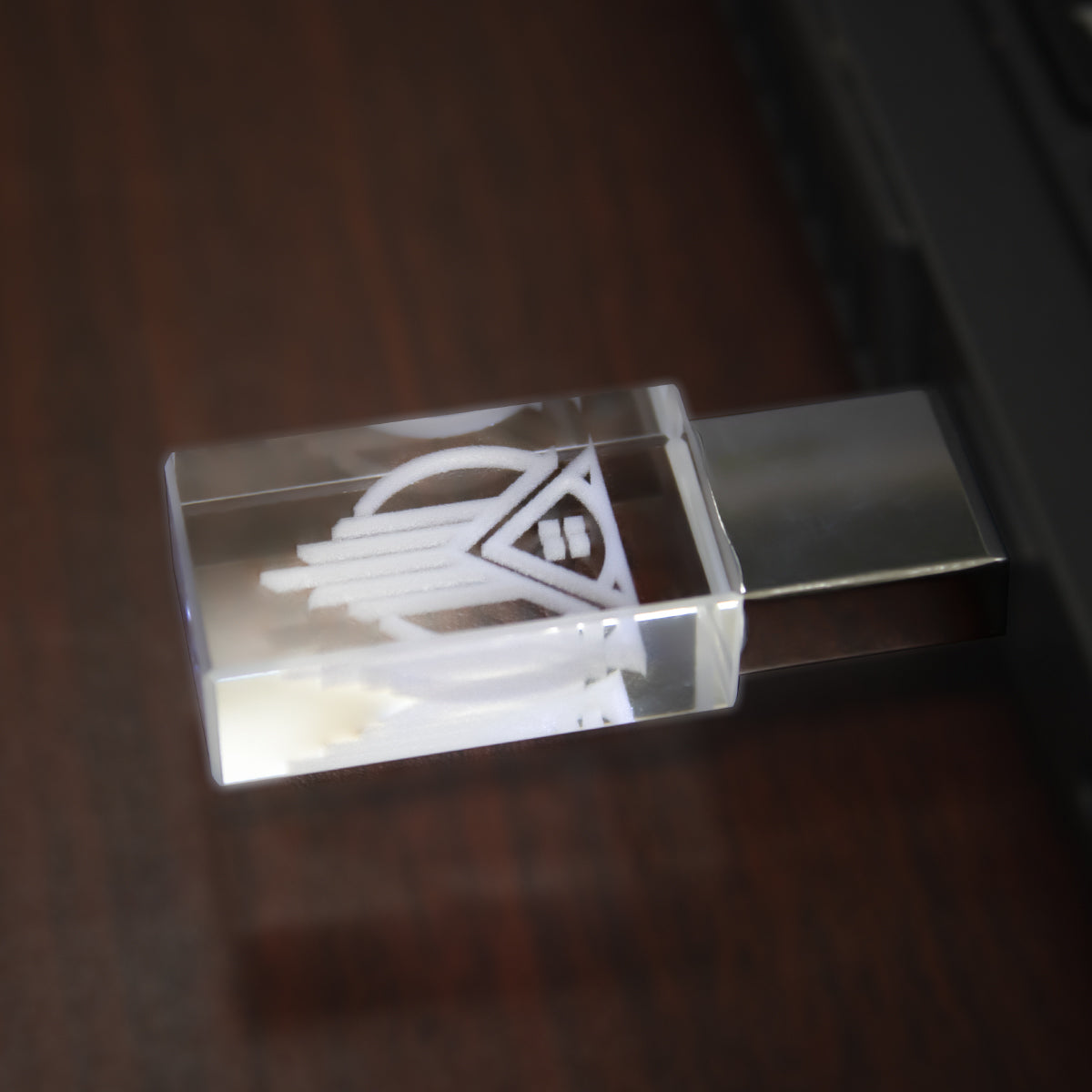 Crystal Engraving Flash Drive