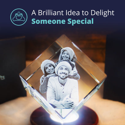 3D Crystal Engraving for Mom - Diamond - Beyond Memories - 483323