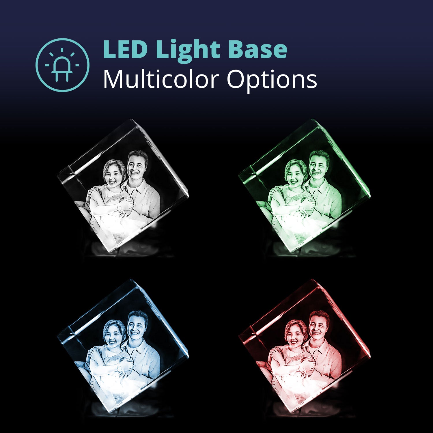 3D Crystal Engraving for Mom - Diamond - Beyond Memories - 81328387