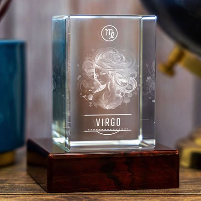 3D Virgo Zodiac Sign - Rectangle - Beyond Memories - 17954869