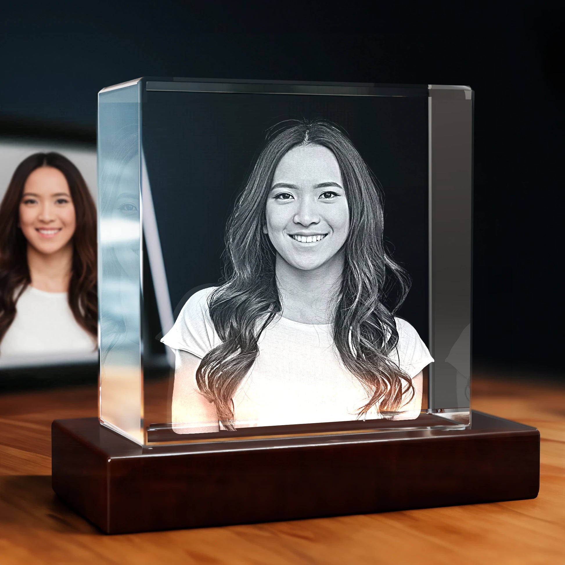 3D Crystal Gift for Her - Square - Beyond Memories - 42197475