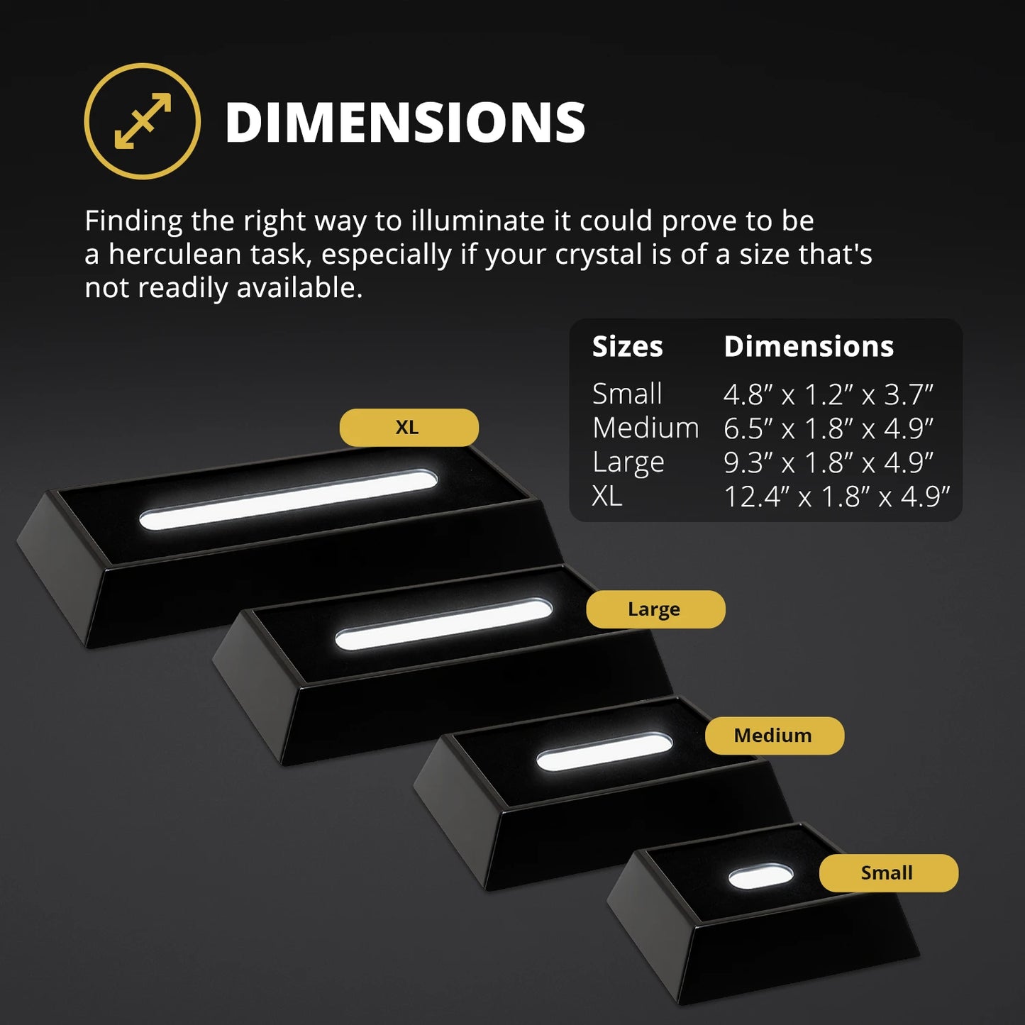 Premium Wood Light Base - XL - Beyond Memories