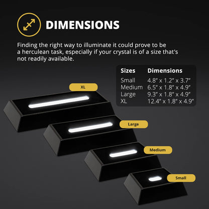 Premium Wood Light Base - XL - Beyond Memories