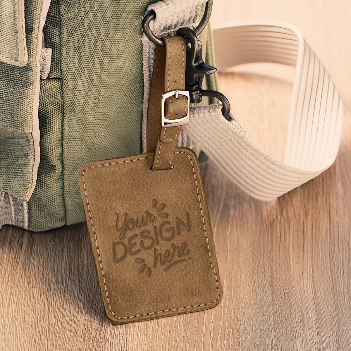 Luggage Tag - Cognac