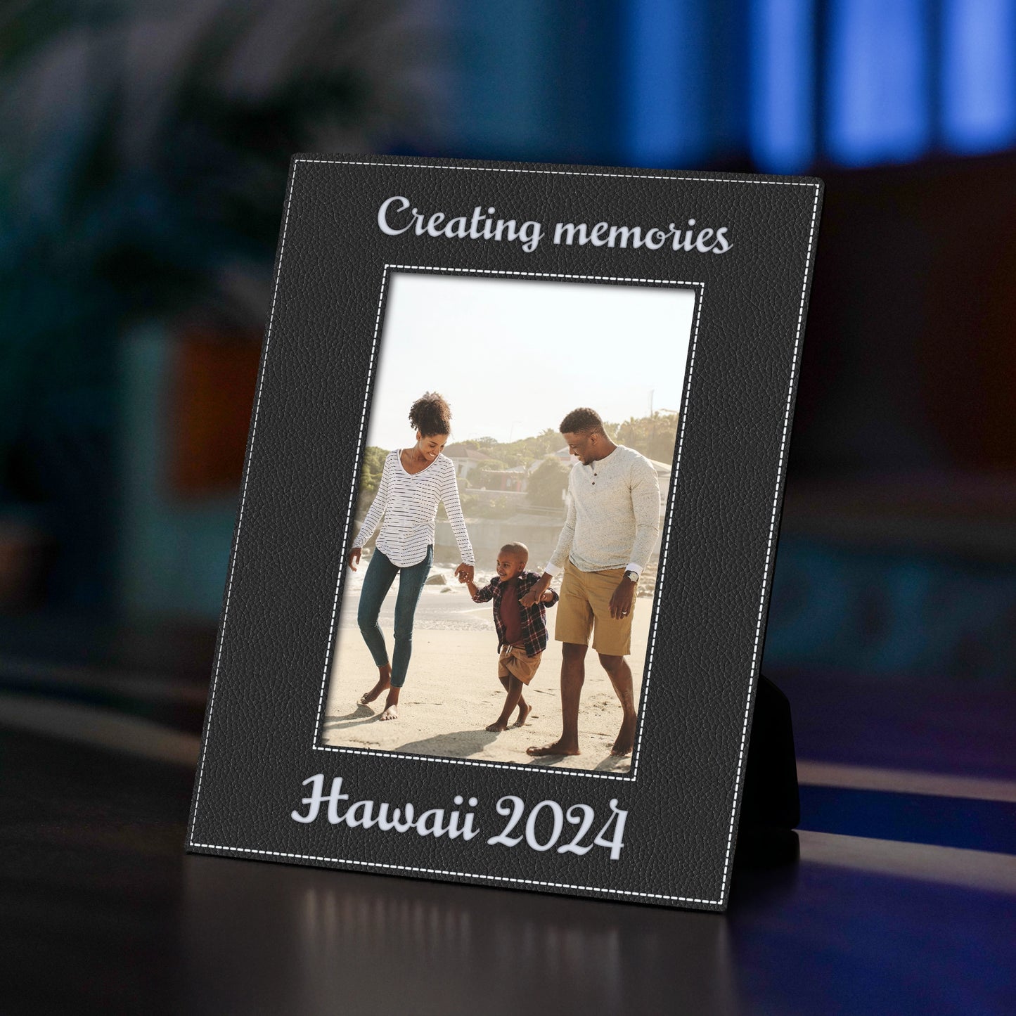 Leather Picture Frame - Black