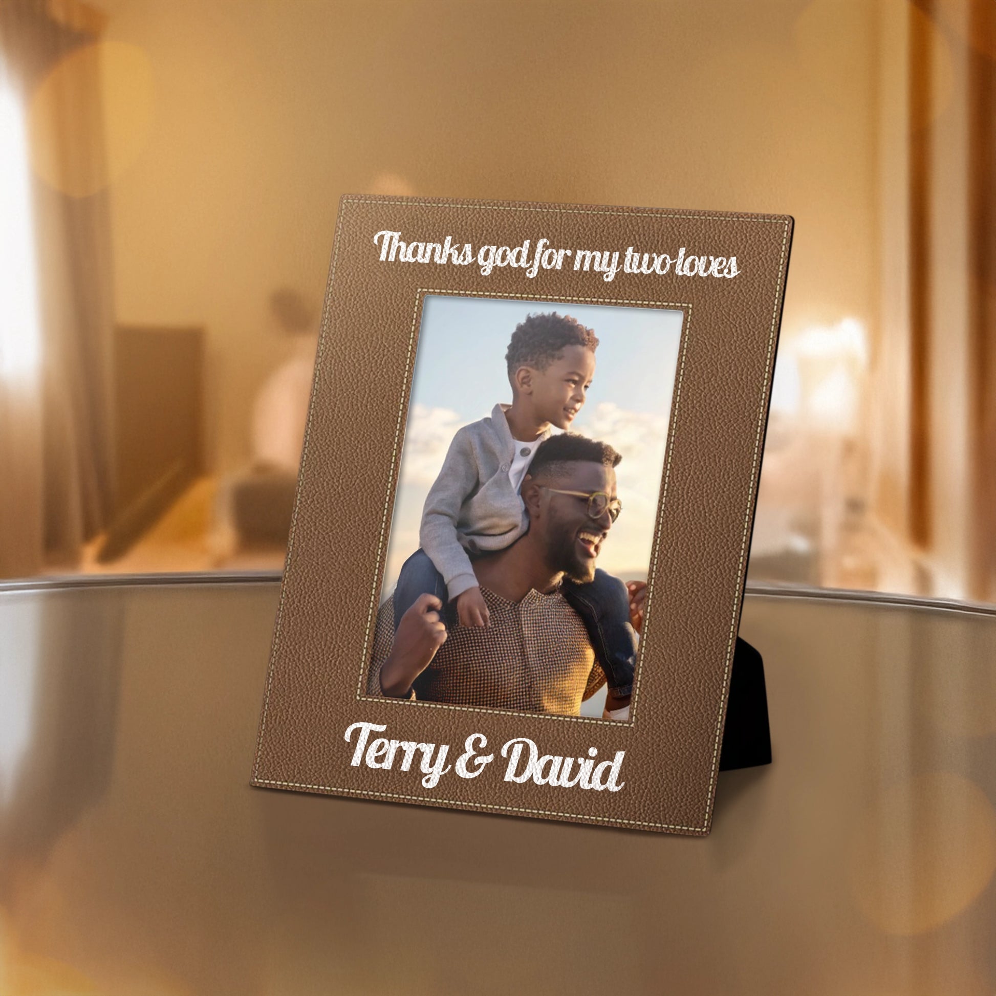 Leather Picture Frame - Beyond Memories - 41403084