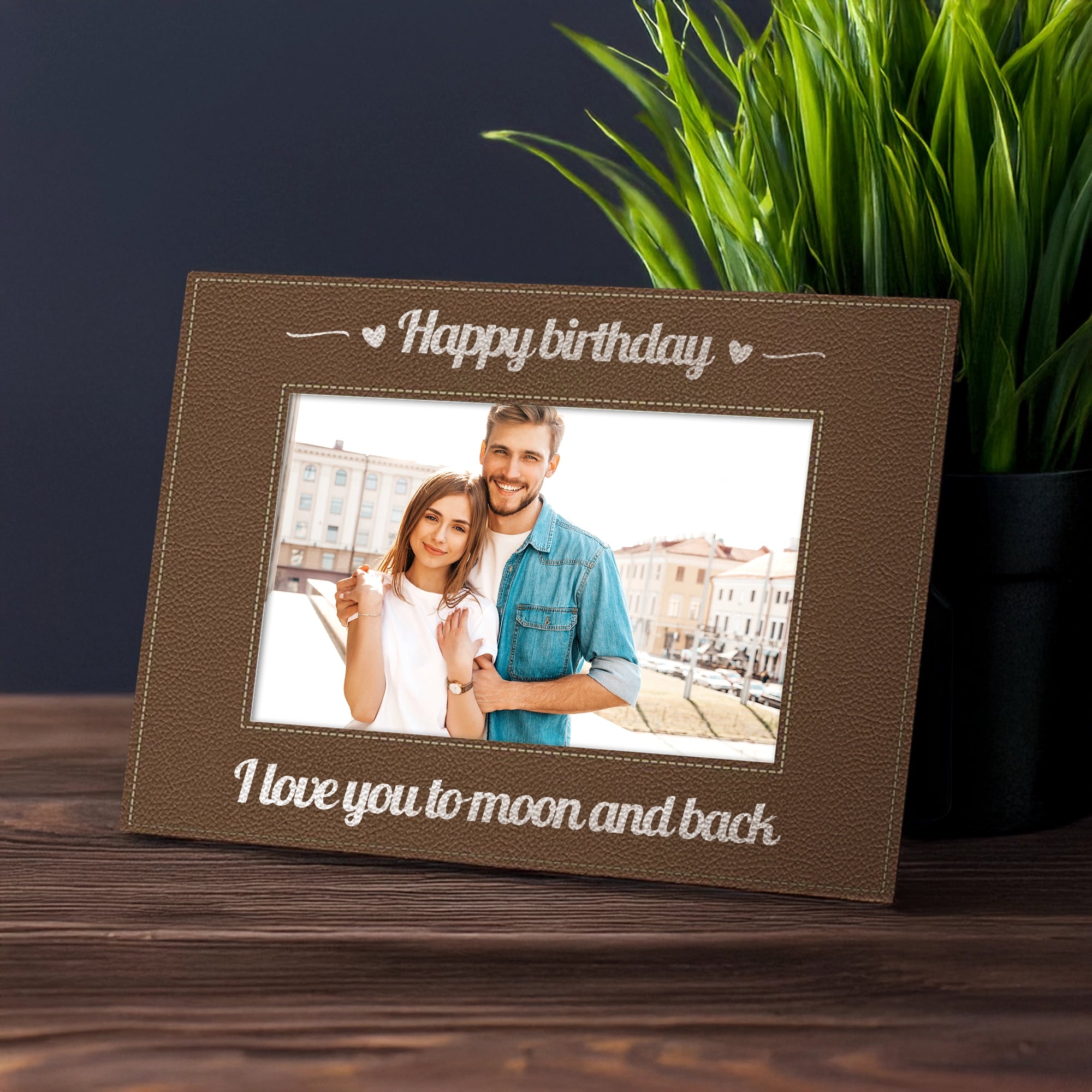 Leather Picture Frame - Beyond Memories - 24943877