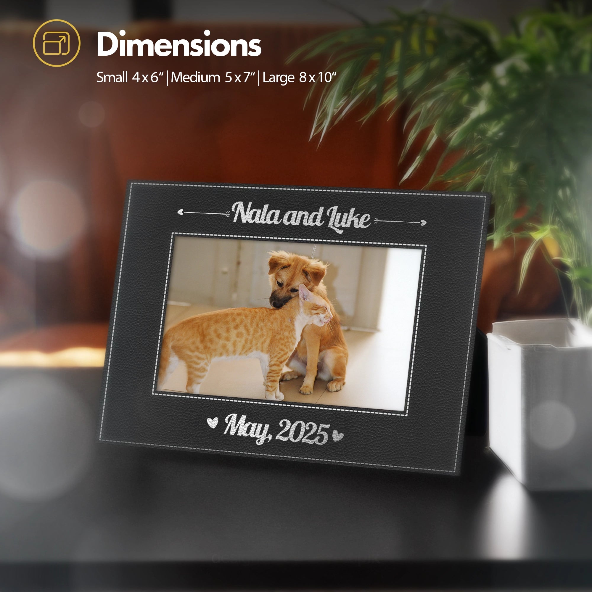 Leather Picture Frame - Beyond Memories - 76219721